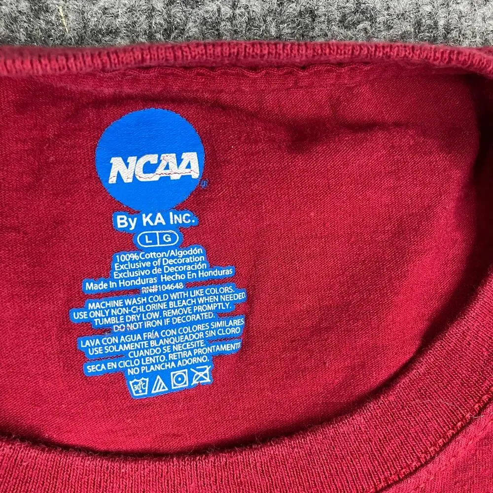 NCAA Alabama Crimson Tide T-Shirt‎ Mens L Red Graphic Big Al College Sports